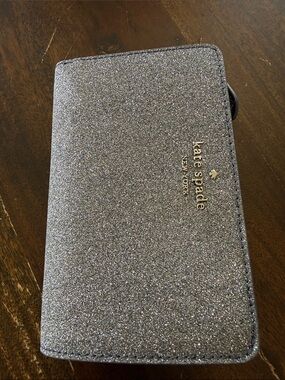 kate spade Sparkle Glitter Tablet Folio in Silver